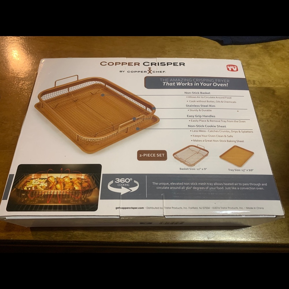Copper Crisper Pan